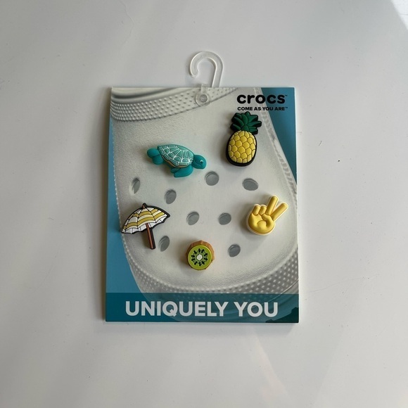 Crocs Summer Break 3D Jibbitz 5Pk - Picture 4 of 4